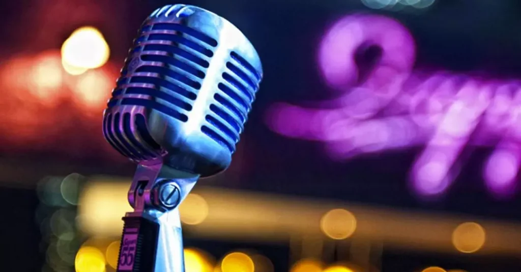 Microphone de karaoké